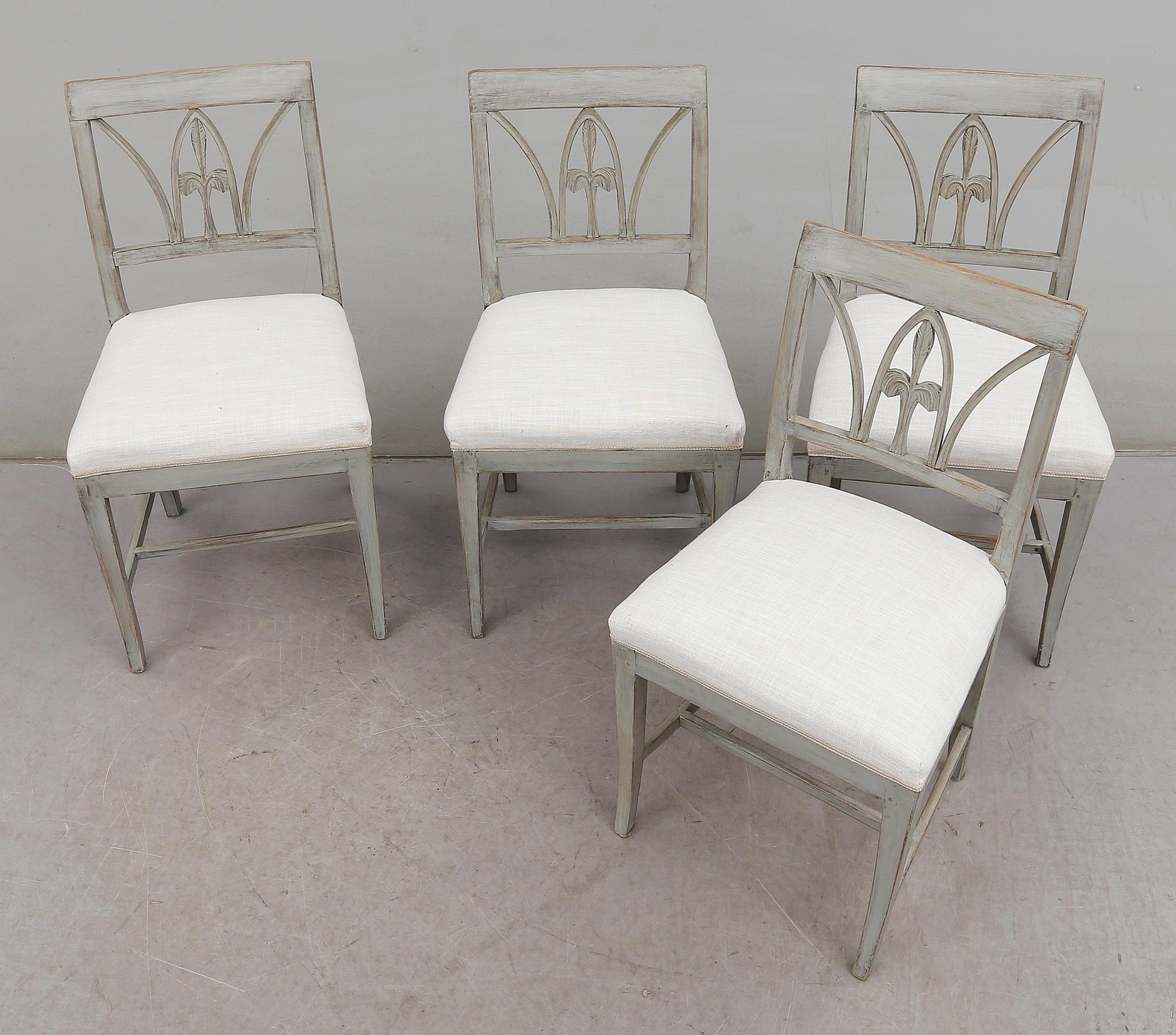 STOLAR, 4 st, empire, 1800-talets första hälft.