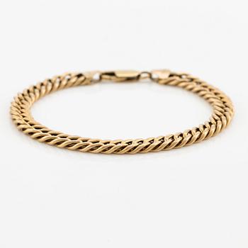 Armband 18K guld, modifierad pansarlänk.