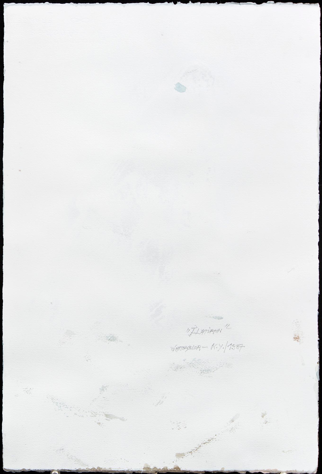 Jorge Castillo, a signed and dated water colour.