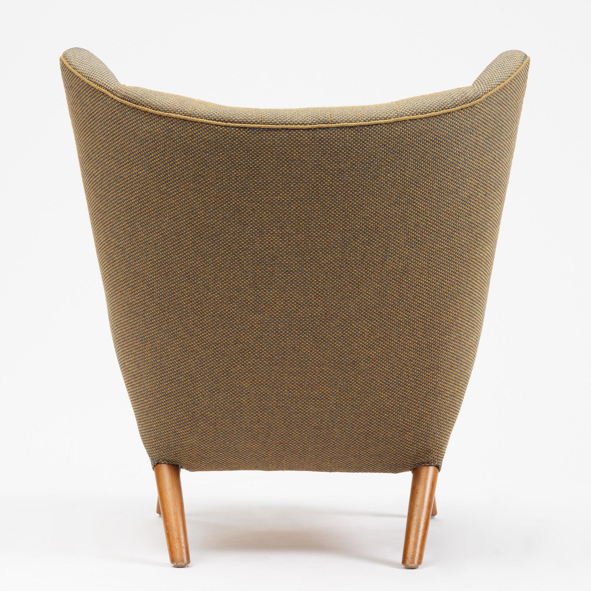 Hans J. Wegner, fåtölj, "Bamse", AP-stolen, Danmark, 1950-60-tal.
