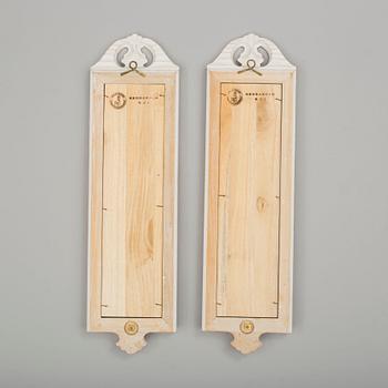 A pair of 'Regnaholm' mirror wall sconse from IKEA, 1990's.