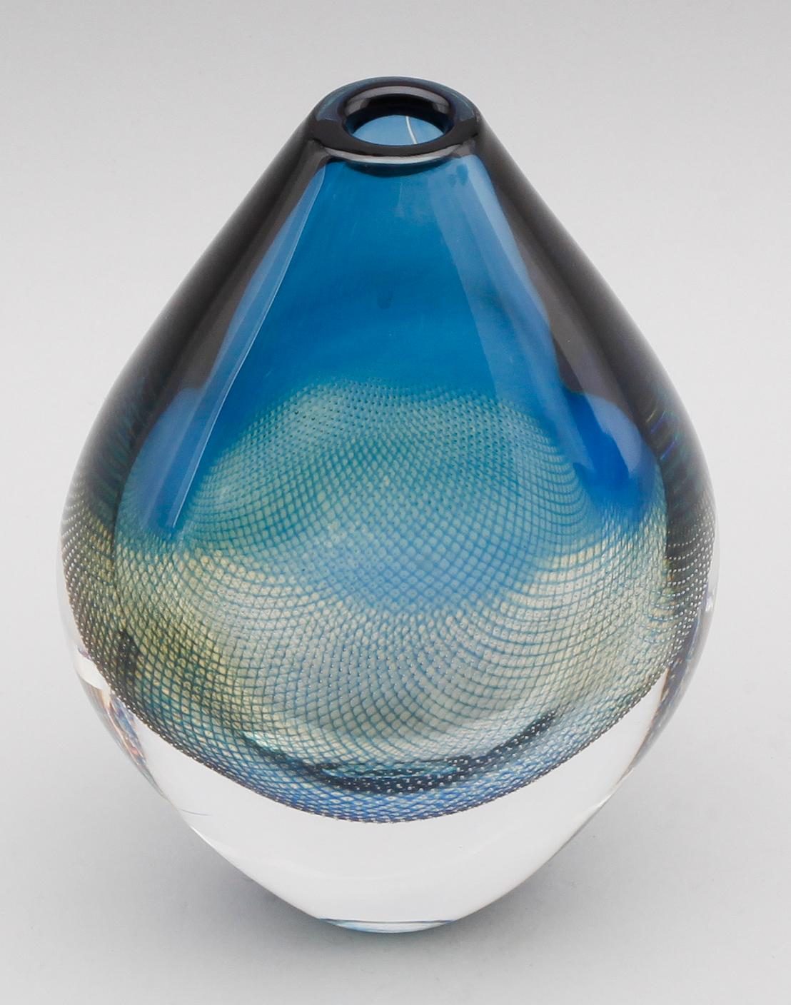 VAS, glas, "Kraka", Sven Palmqvist, Orrefors, signerad.