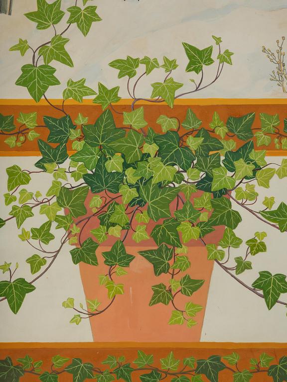 Stina Sunesson, "Jag målar vintern" (I paint the winter).