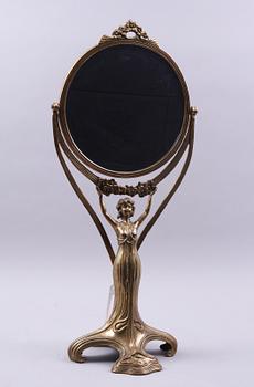 BORDSSPEGEL, metall, jugendstil, 1900/2000-tal.