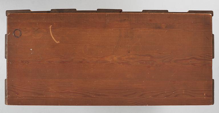 Axel Einar Hjorth, a stained pine 'Lovö' cabinet, Nordiska Kompaniet, Sweden 1930s.