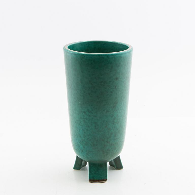 Wilhelm Kåge, vase, stoneware, "Argenta", Gustavsberg.