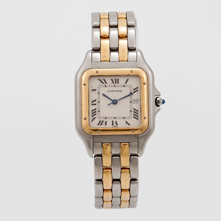 CARTIER, Panthère, wristwatch, 29,5 x 29,5 (40) mm,