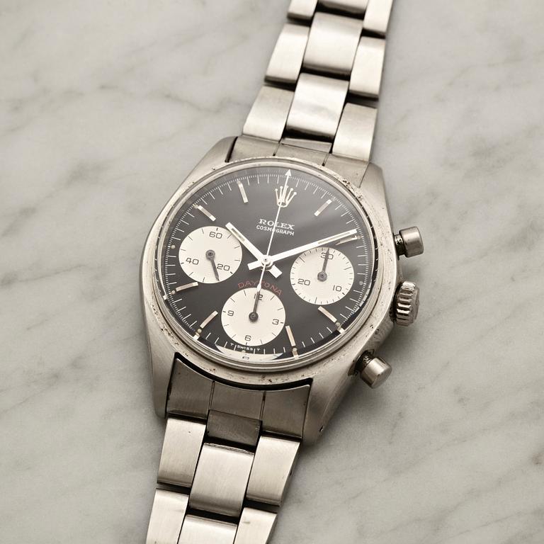 Rolex, Cosmograph, Daytona, chronograph, "Cherry Red", ca 1969.