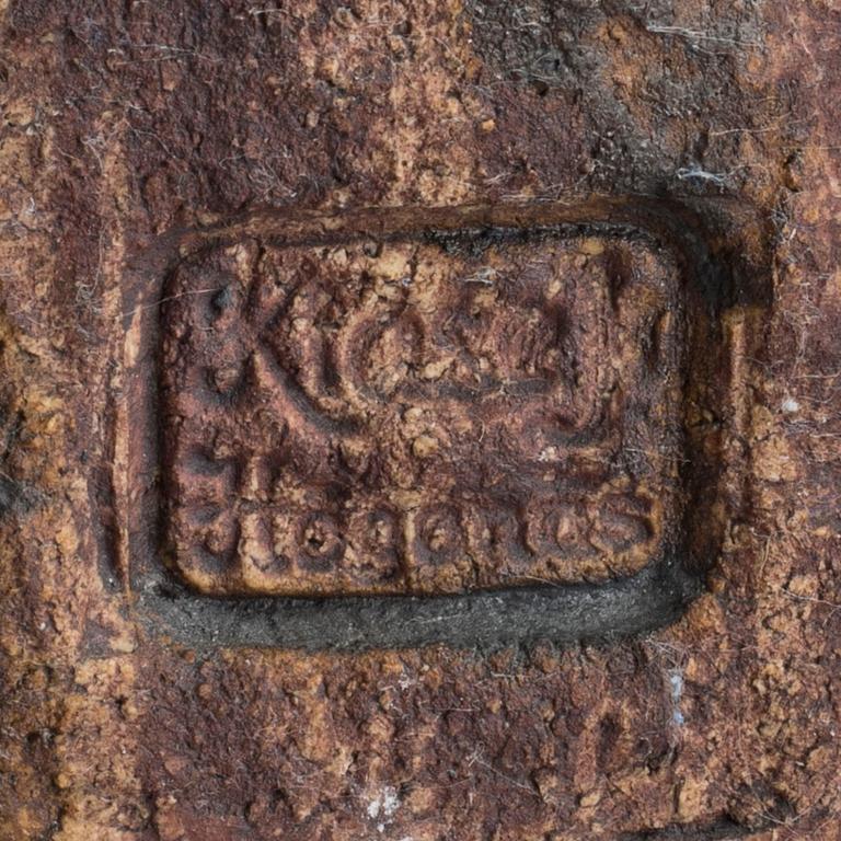 Klas-Göran Klaesson, skulptur signerad glaserat stengods.