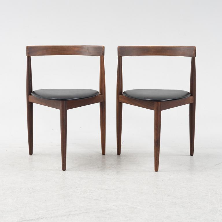 Hans Olsen, stolar, 6 st, "Roundette", Frem Røjle, Danmark, 1950/1960-tal.