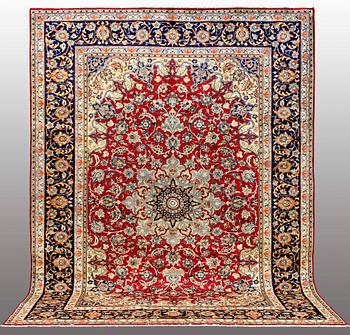 A carpet, Najafabad, ca 397 x 297 cm.