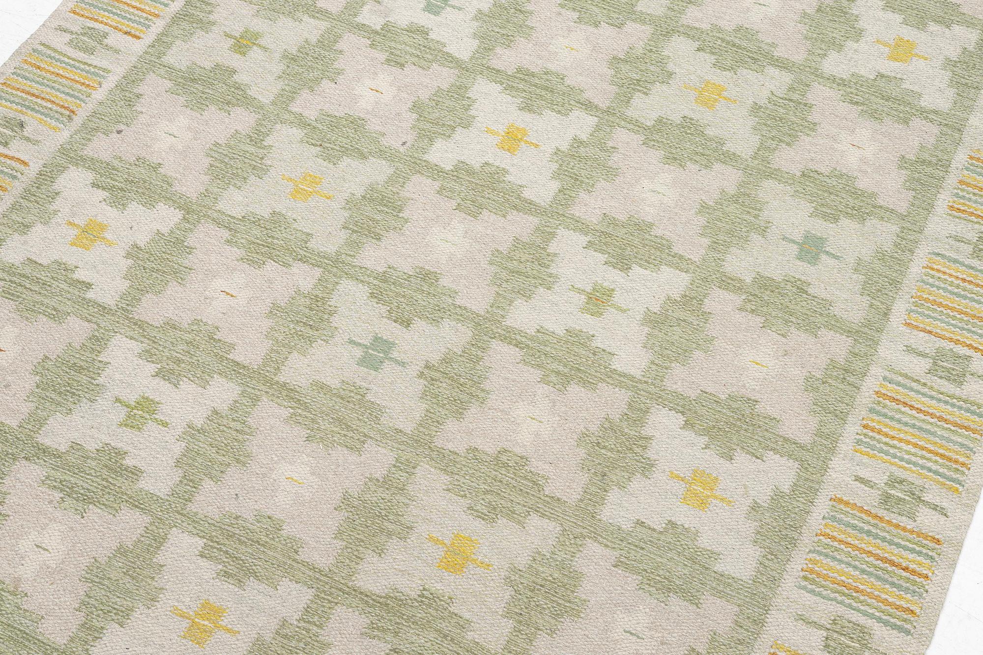 Svea Norén, a tapestry weave carpet, signed SN, c. 245 x 169 cm.