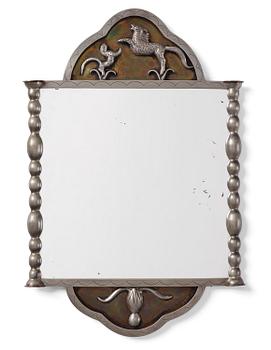 273. Nils Fougstedt, a rare wall mirror model "A 132", Firma Svenskt Tenn, Stockholm, 1920s.