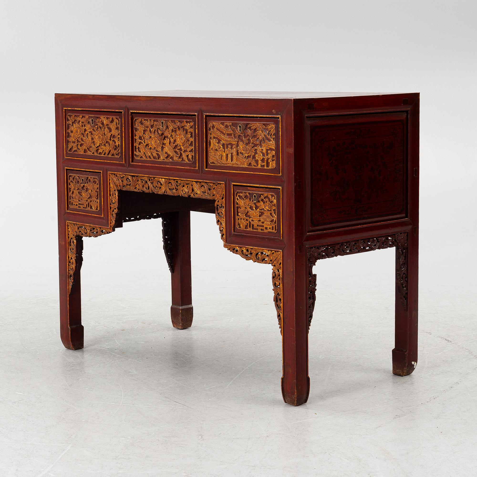 Skrivbord, Kina, 1900-talets första hälft.