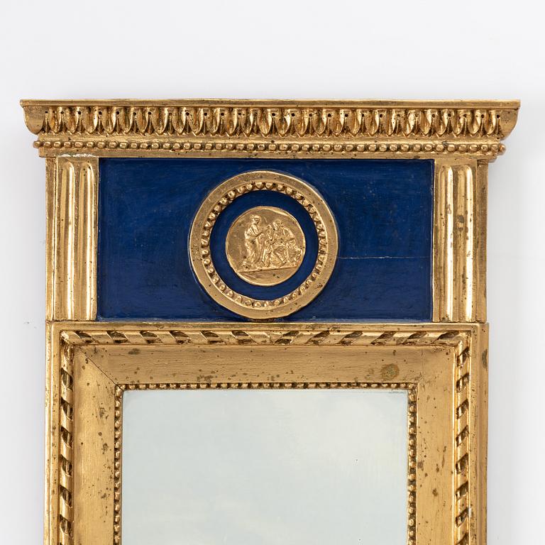 Mirror, Gustavian style 19th century.