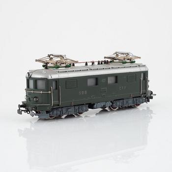 Märklin, ellok, modell RES 800, spår H0, 1950-tal.