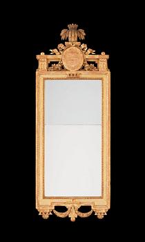 A Gustavian mirror by J. Åkerblad, master 1758.