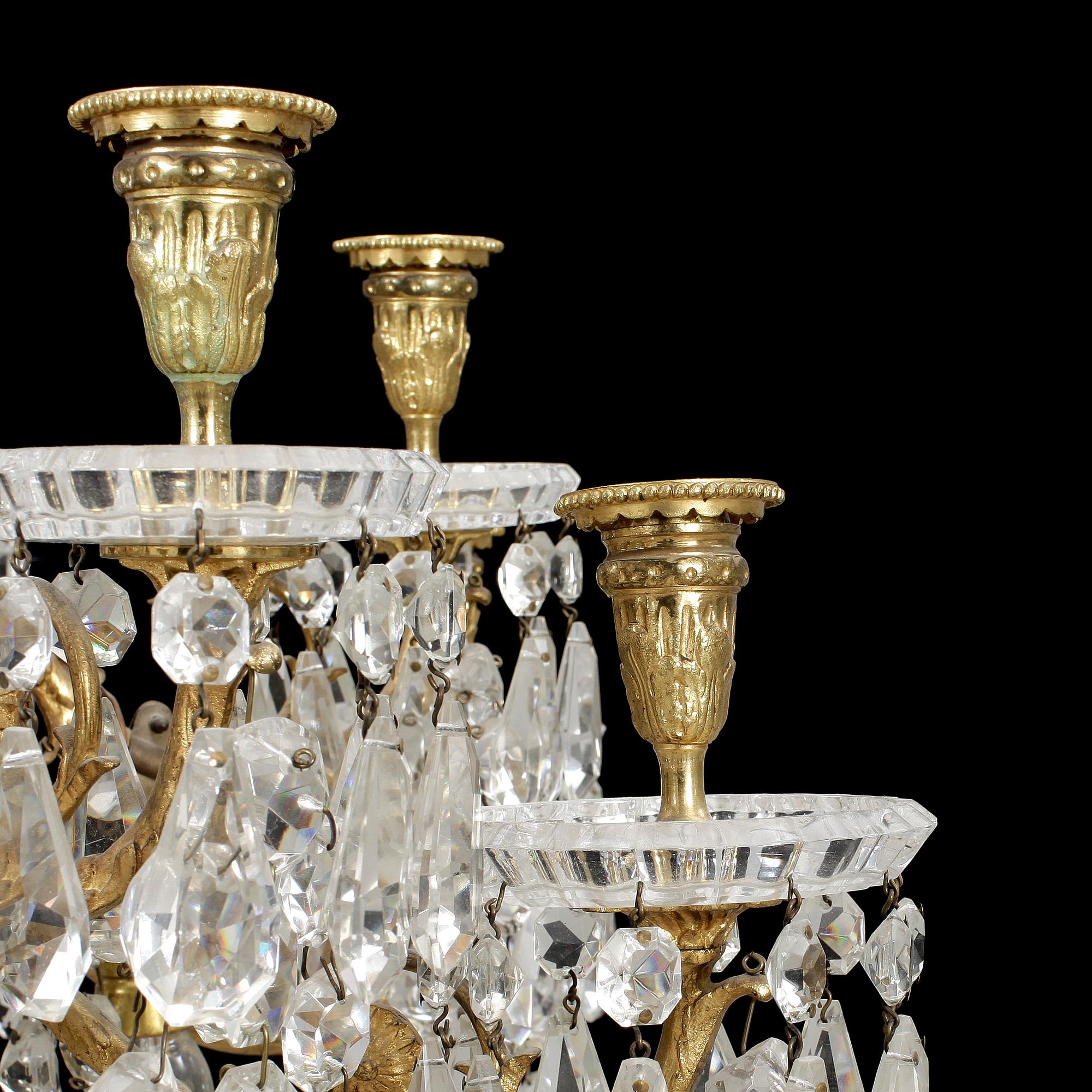 LJUSKRONA, oscariansk, sent 1800-tal. Höjd ca 138 cm.