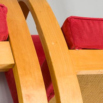 Alvar Aalto, nojatuolipari, malli 34 O.Y. Huonekalu- ja Rakennustyötehdas A.B. 1900-luvun puoliväli.