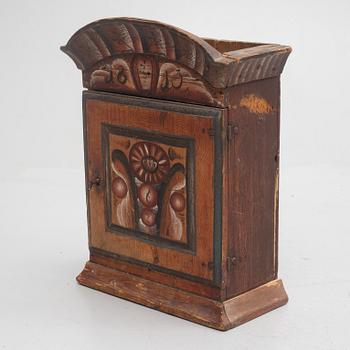 A Swedish wall cabinet, Rättvik, Dalarna, dated 1815.