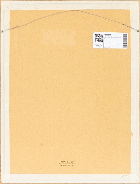 Axel Fridell, "Kvinnohuvud I" (III état).