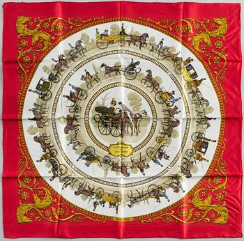 HERMÈS, "La Promenade de Longchamps", scarf.
