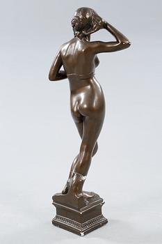 SKULPTUR, glaserad gips, efter Per Hasselberg, G. Bernardi Konstgjuteri, Göteborg, 1900-tal.