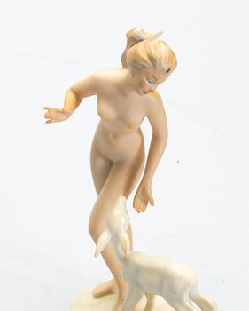 FIGURIN, porslin, Wallendorf.