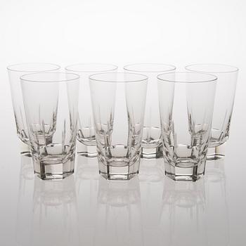 A 38-piece set of glassware from the first half of the 20th Century.