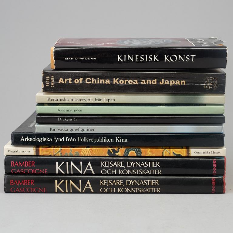 10 books on chinese and japanese works of art.
