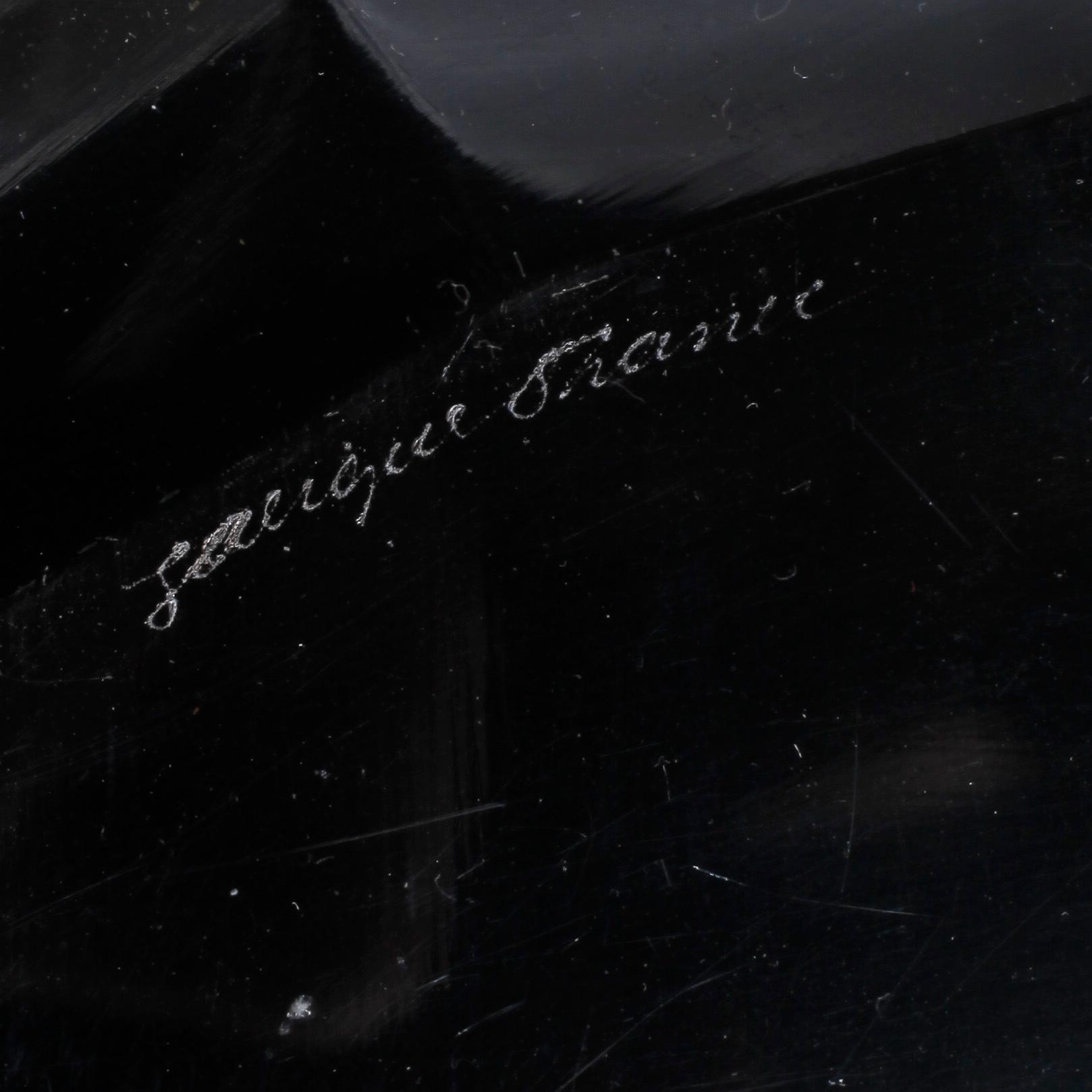 SKÅL, glas, "Mésange", märkt Lalique, France.