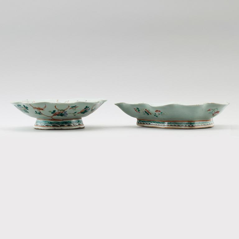 SKÅLAR, 2 st, porslin, Kina, 1800-tal.