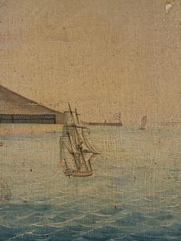 "Table Mountain", Kina, omkring 1800.