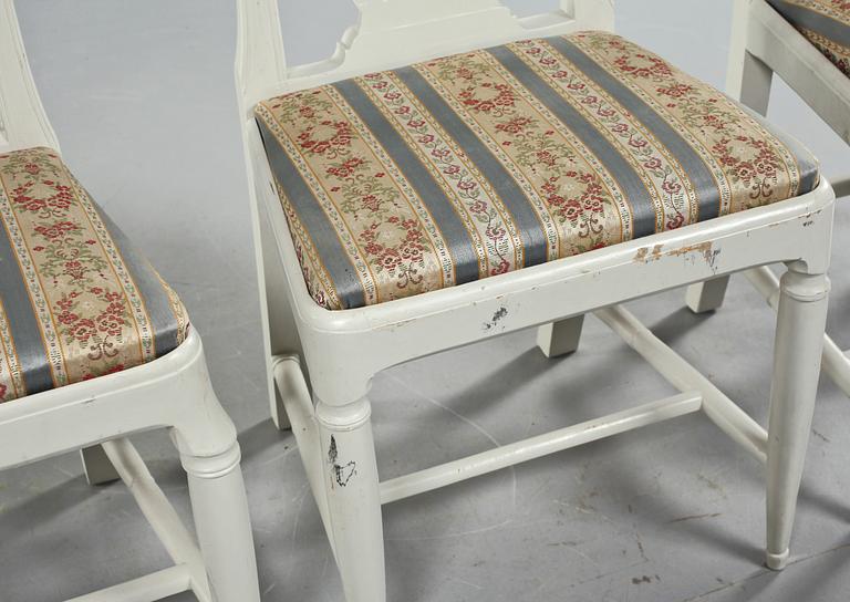 STOLAR, 4 st, sengustavianska, omkring år 1800.