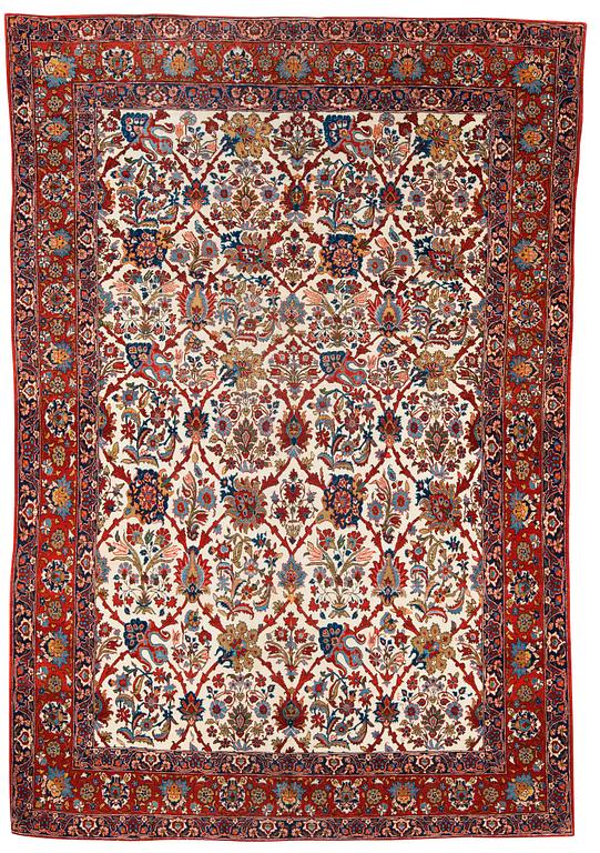 SEMI-ANTIQUE/OLD QUM/ESFAHAN. 303,5 x 215 cm.