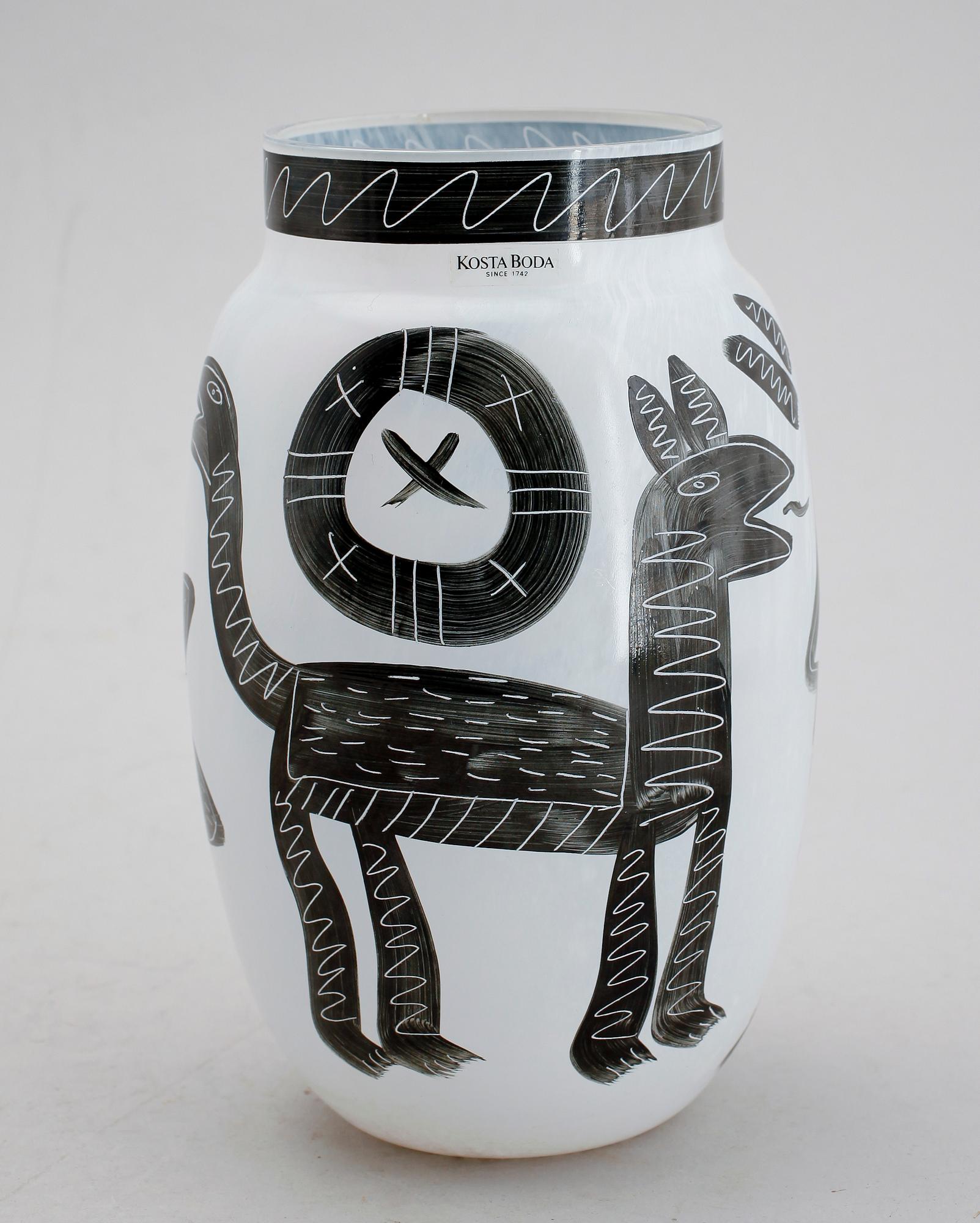 VAS, glas, Ulrica Hydman Vallien, Kosta Boda.