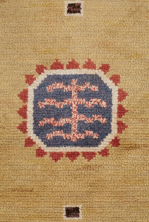 Märta Måås-Fjetterström, MATTO, "Skriftlösa", knotted pile, ca 317 x 219 cm, signed AB MMF.