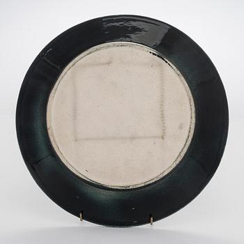 Birger Kaipiainen, a stoneware decorative dish signed Kaipiainen Arabia.