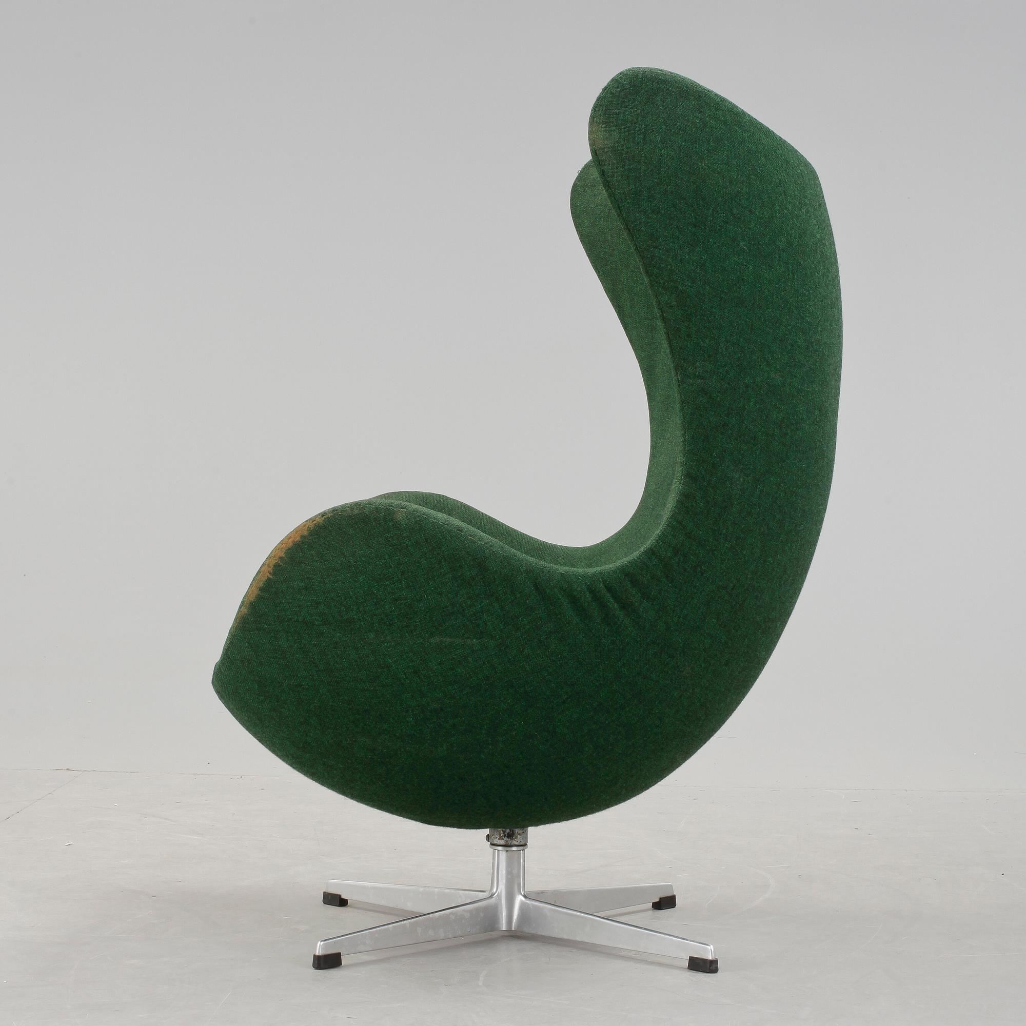 FÅTÖLJ, "Ägget". Arne Jacobsen, Fritz Hansen, Danmark.