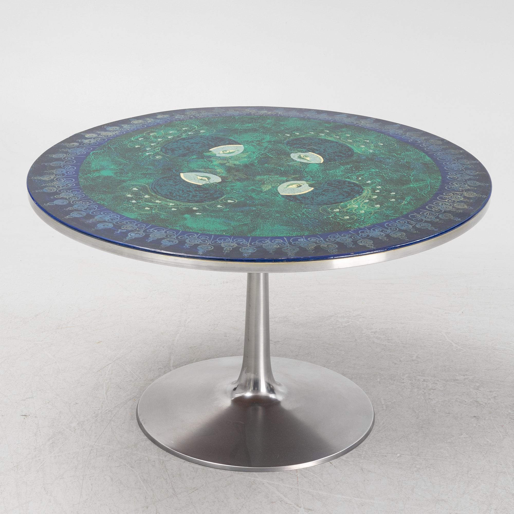 Björn Wiinblad, Poul Cadovius & Susanne Fjeldsøe Mygge, dining table, France, Denmark.