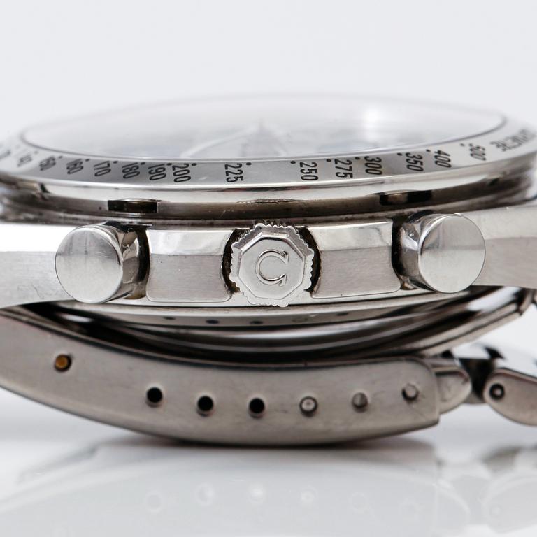 ARMBANDSUR, stål, Omega Speedmaster, Trippledate, Tachymeter, 1990-tal.