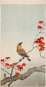 OHARA KOSON (KANAZAWA), träsnitt, 9 st, Japan.