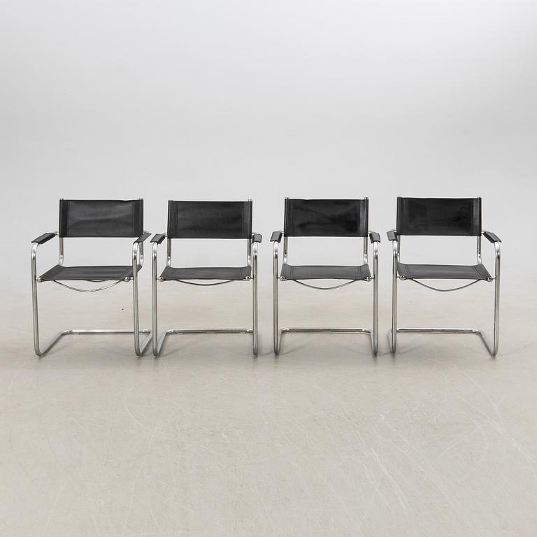 Armchairs, 4 pcs, Italy, second half of the 20th century.