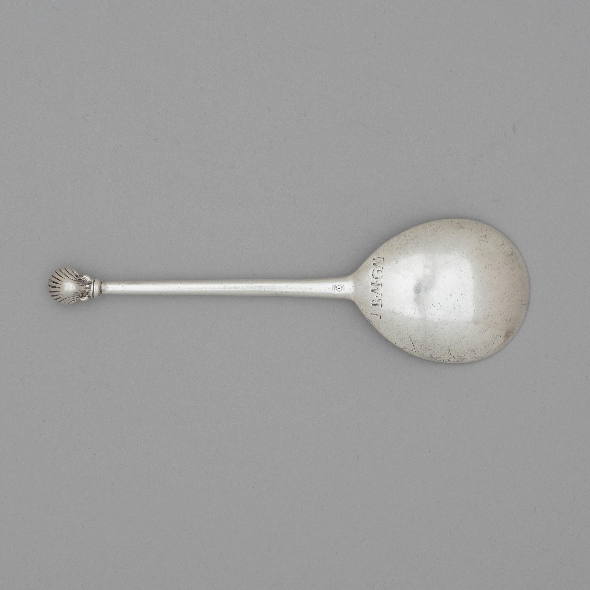 An English early 18th century silver spoon, possibly.