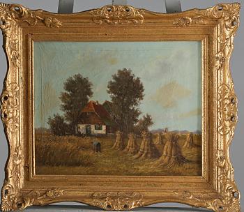 OKÄND KONSTNÄR, olja på duk, sannolikt Holland, sent 1800-tal.