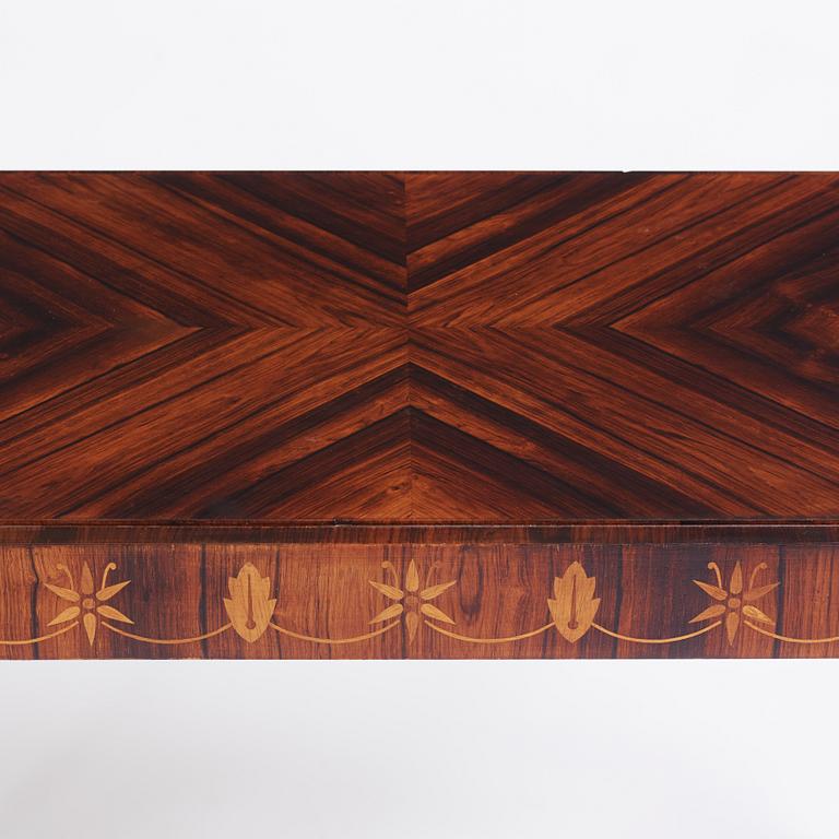 Reiners Möbelfabrik, a Swedish Grace coffee table, dated 26 2 1946.