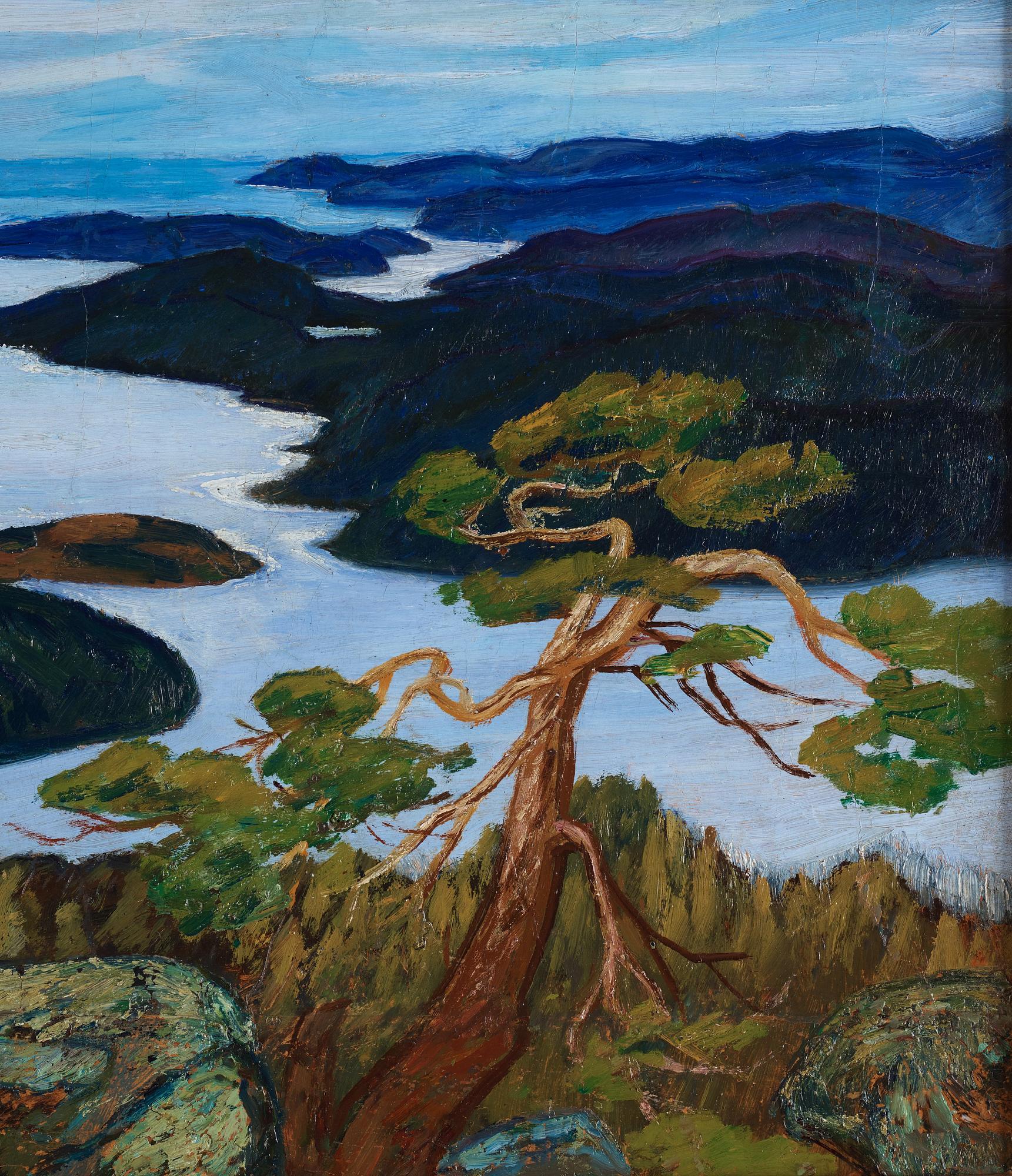 Helmer Osslund, View from Ringkallen, Ångermanland.