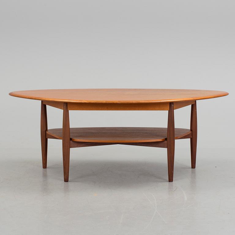 A teak coffee table by Ganddal Mobelfabrik Norway.