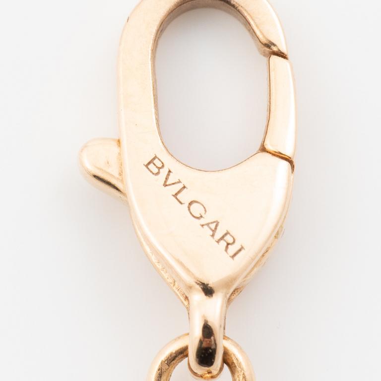 Bracelet, Bulgari, 18K rose gold with mother-of-pearl and brilliant-cut diamonds.