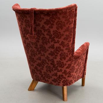 A mid 1940s armchair for Hiort Tuote Puunveisto, Finland.